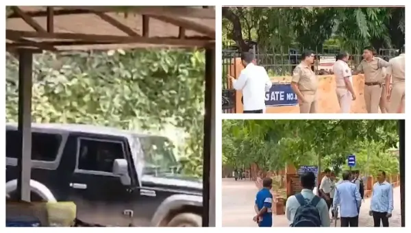 Tense Scenes At Bhubaneswar’s Maharishi College As Outsiders Drive SUV Into Campus, 6 Detained