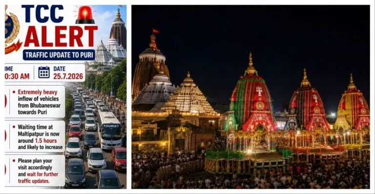 Puri Suna Besha Rush: Extremely Heavy Inflow Triggers 1.5-Hour Wait At Maltipatpur