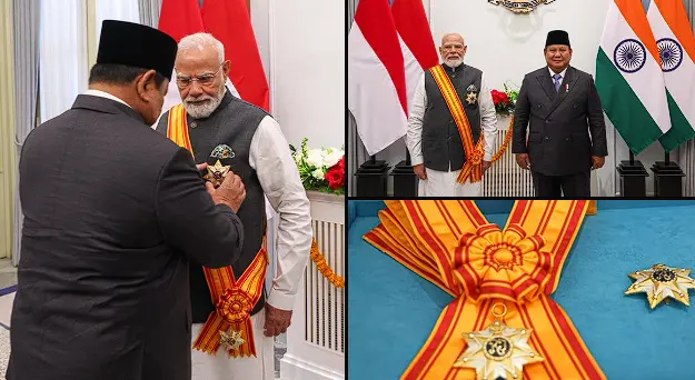 PM Modi Conferred Indonesia’s Highest Honour ’Bintang Adipurna Of The Republic Of Indonesia’ Medal