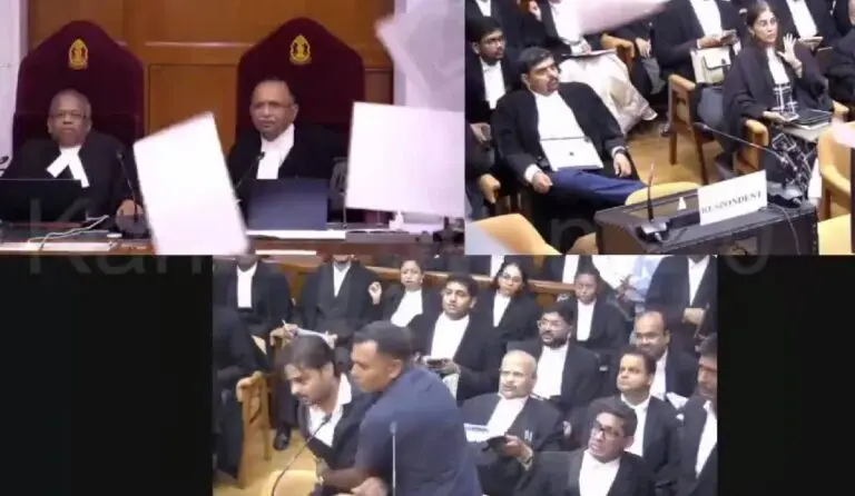 Petitioner misbehaves in Supreme court