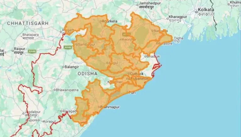 Rain May Continue To Lash Kataka, Puri & Khordha Till 10.17PM Today