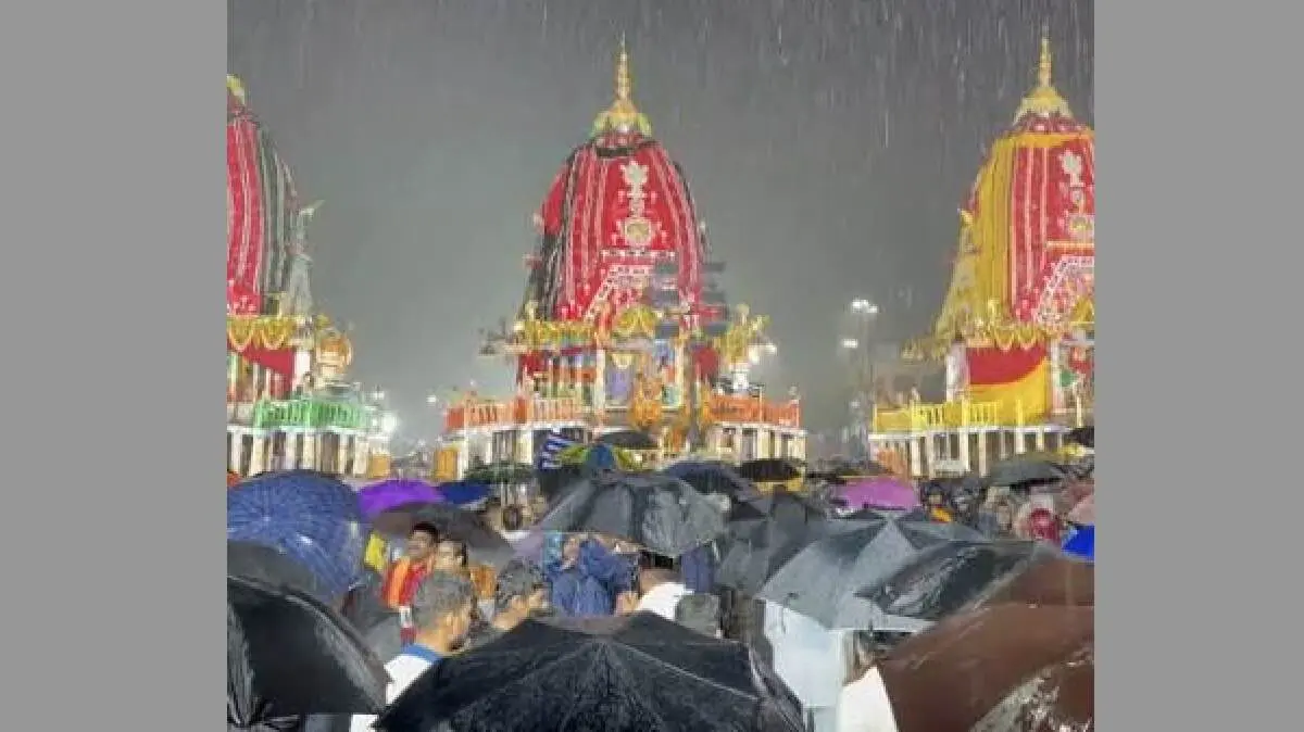 Puri Braces For Rain-Soaked Bahuda Yatra As Fresh Low Pressure Brews Over Odisha