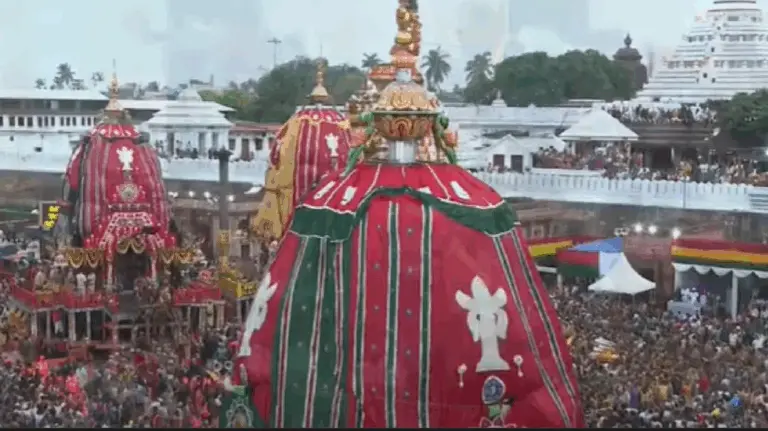 Puri Rath Yatra: Chariot Pulling Begins Amid Chants Of Jai Jagannath As Lakhs Witness Sacred Journey