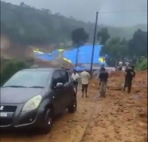 Landslide Hits Wayanad Tunnel Project Site, Several Feared Trapped; Rescue Operations Underway