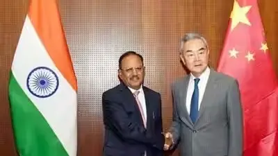 Ajit Doval with Wang yi