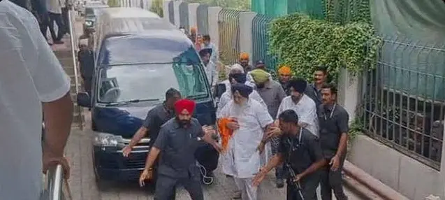 SAD Chief Sukhbir Badal Injured After Attack Near Gurdwara In Maharashtra’s Nanded; Assailant Detained