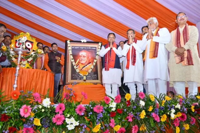 Odisha CM Mohan Majhi Declares ‘Heritage Village’ Status For Gurujang On Swami Lakshmanananda’s Birth Centenary