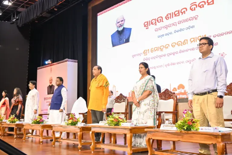 CM Mohan Majhi at Local Self-Government Day
