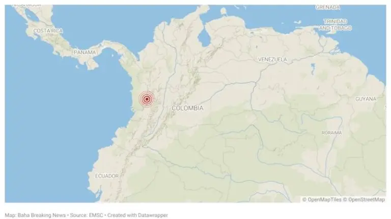 Colombia earthquake