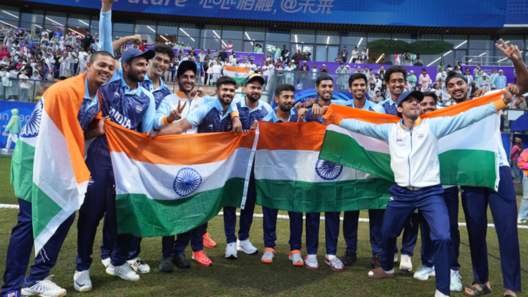 Defending Asian Games cricket champs India