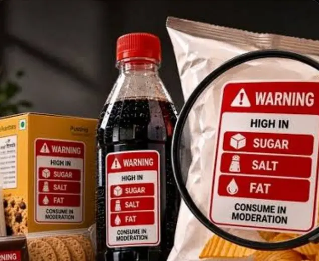 FSSAI Proposes Red Warning Labels for Packaged Foods High in Sugar, Salt and Fat