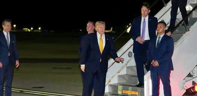 Trump Hid In Catering Cart To Switch Planes In Turkey After Iran Threat