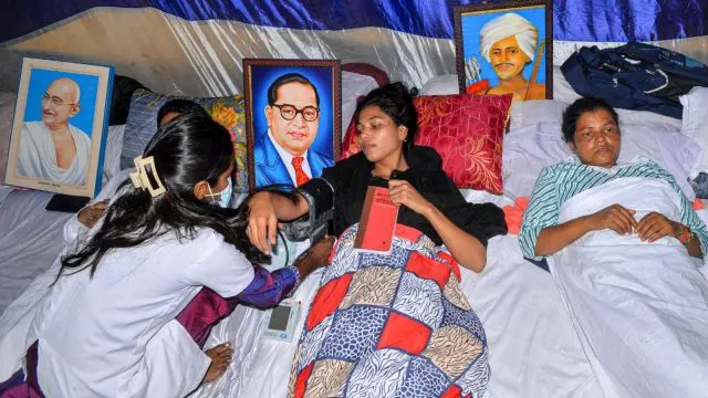Jharkhand students hunger strike