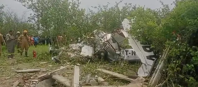 Instructor, Trainee Pilot Killed In Twin-Engine Aircraft Crash Near Kanpur’s Ganga Barrage