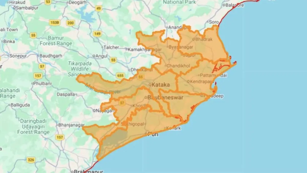 Coastal Odisha Under Orange Alert This Afternoon As LoPAR Slowly Gains Strength