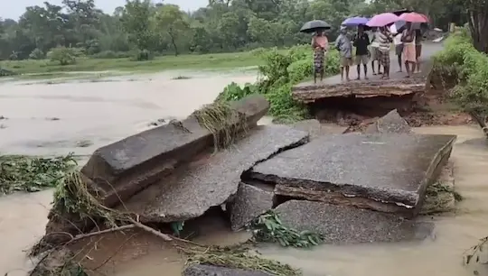 Odisha’s Bahalda Battered By 273MM Rain; Heavy Downpours May Continue As Bay Depression Shifts West
