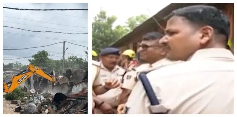 Family Attempts Self-Immolation During Eviction Drive Bhubaneswar’s Niladri Vihar
