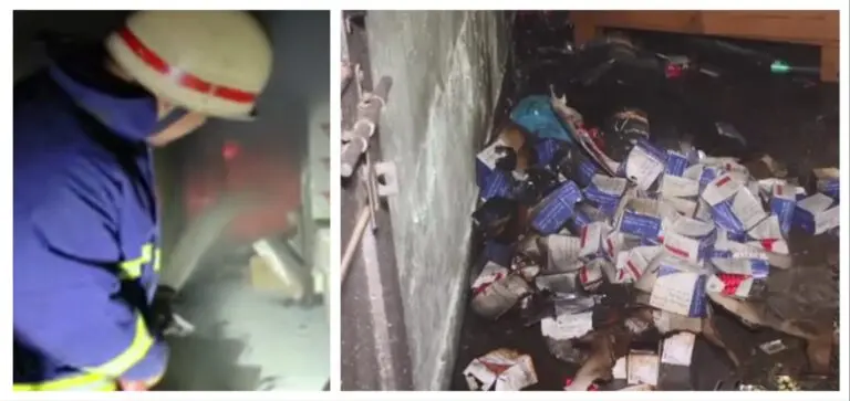 Courier Service Centre Gutted In Fire In Odisha Capital