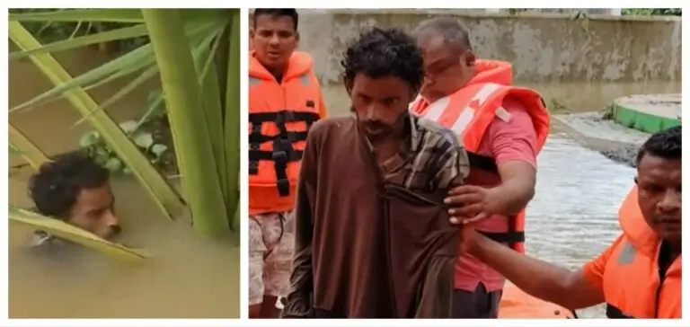 Man Rescued After Spending 5 Days On Palm Tree In Flood-Hit Odisha