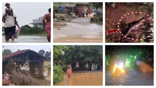 Swept-Away Car, Crocodile Fear: Odisha’s Flood Agony Deepens, Dasarathpur Battles 5th Flood In 50 Days