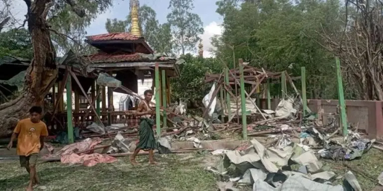 Myanmar monastery strike
