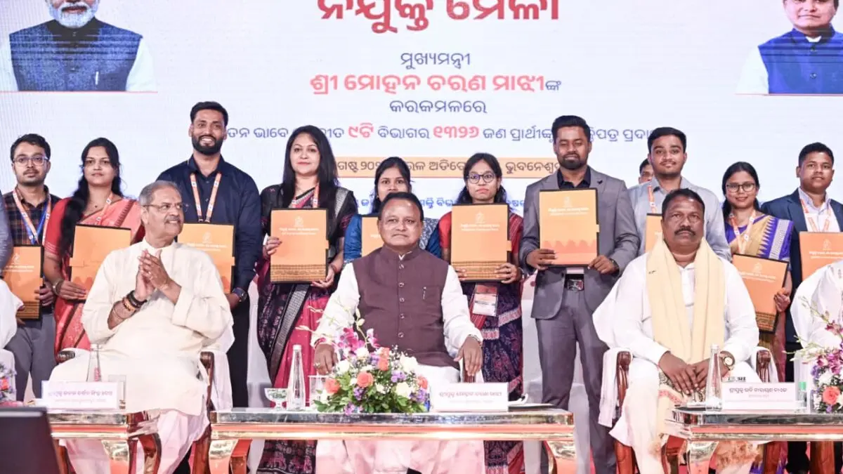 Odisha Now Witnesses Reverse Migration Amid Job Avenue Growth: CM Majhi At Nijukti Mela