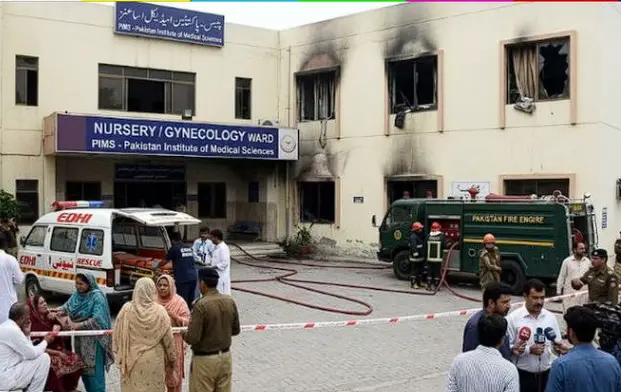 15 Newborns Killed As Fire Sweeps Through Islamabad Hospital Nursery