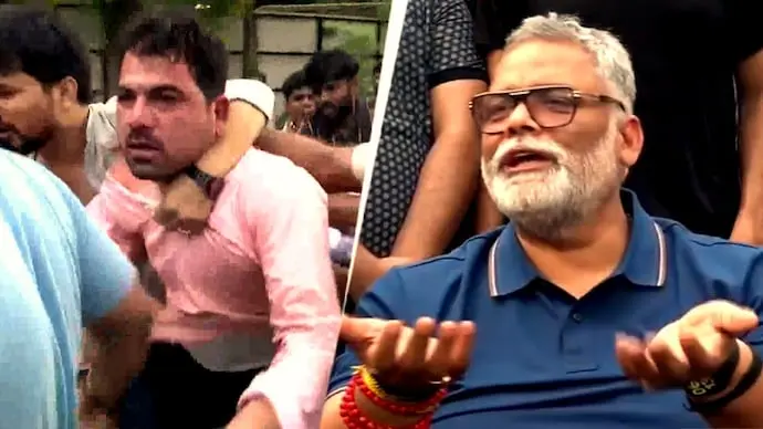 Pappu Yadav attacked