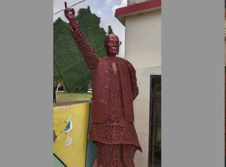 Outrage In Brahmapur After Miscreants Vandalise Scrap-Metal Statue Of Biju Patnaik