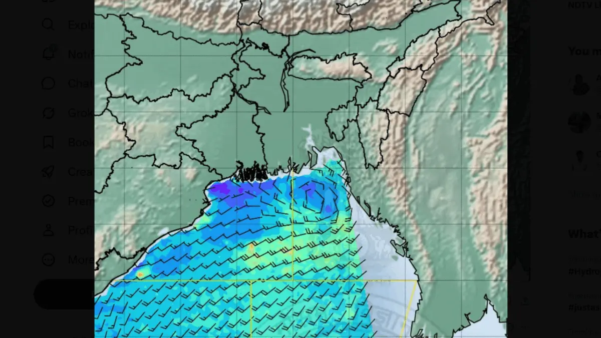 Fresh Low Pressure Forms Over Bay, To Intensify Further & Trigger Very Heavy Rain In Odisha