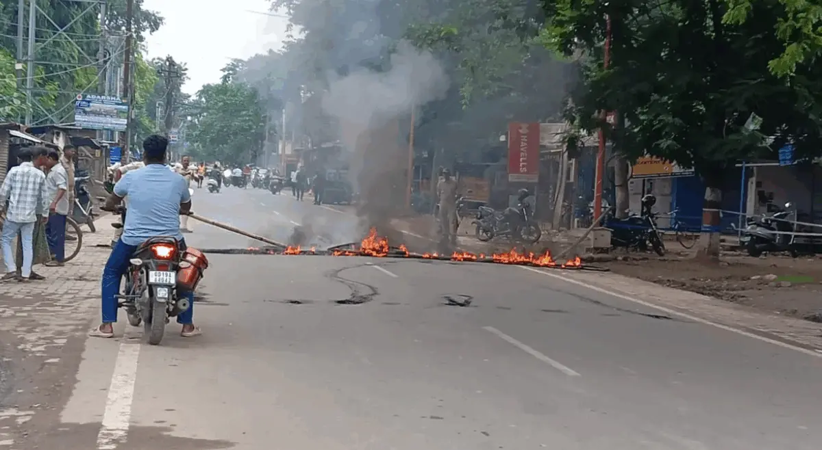 Bandh Called By Congress Over Rising Pollution Hits Life In Odisha’s Anugola