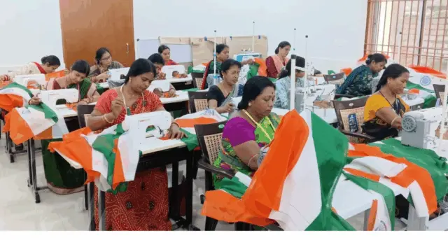 Odisha SHGs Prepare 60 Lakh National Flags For Har Ghar Tiranga Campaign
