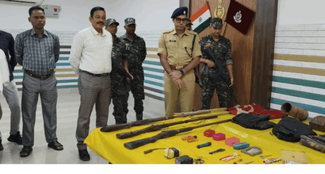 Maoist Dump Busted In Odisha’s Malkangiri; IEDs, Firearms Seized