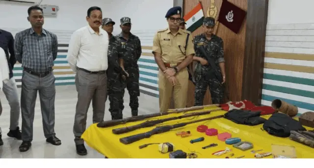 Maoist Dump Busted In Odisha’s Malkangiri; IEDs, Firearms Seized