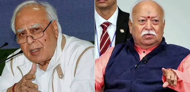 ‘Wise Words Abroad, Silence At Home’: Sibal Targets Bhagwat Over Unity-In-Diversity Remarks