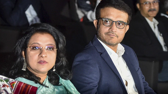 Sourav and Dona Ganguly