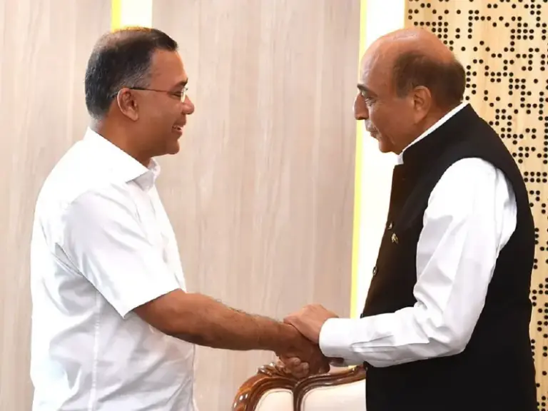 Bangladesh PM Tarique Rehman, Dinesh Trivedi