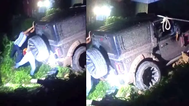 SUV Mows Down Biker & Bull On Puri-Bhubaneswar NH After Breaking Toll Plaza Barricades