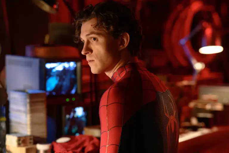Tom Holland as spiderman