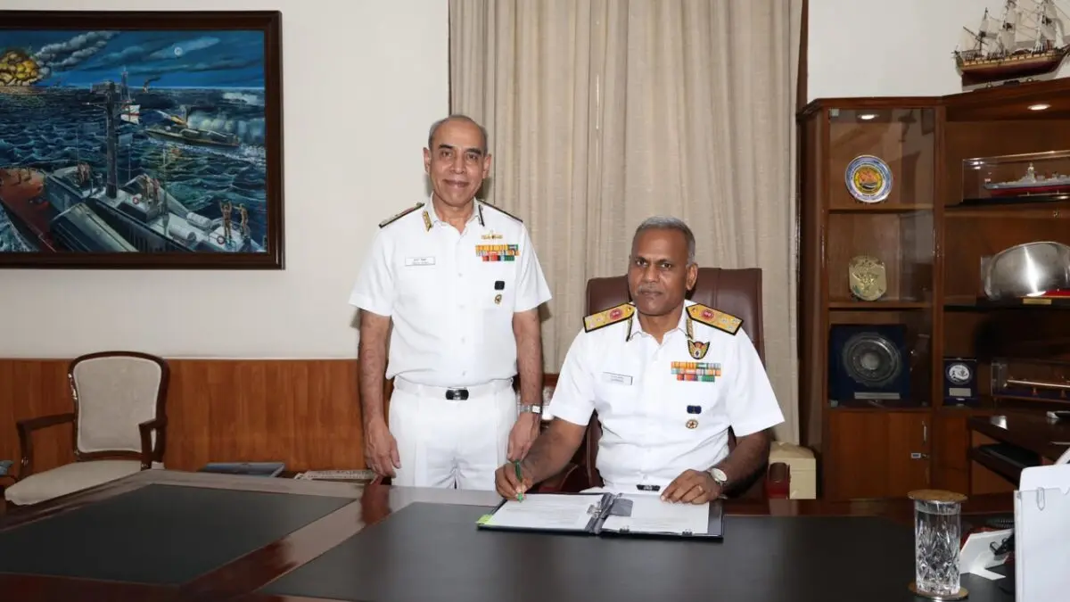 Vice Admiral AN Pramod Assumes Charge As Deputy Chief Of Naval Staff