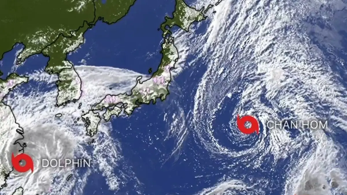 Typhoon Dolphin Set To Make Landfall In Eastern Coast Of China