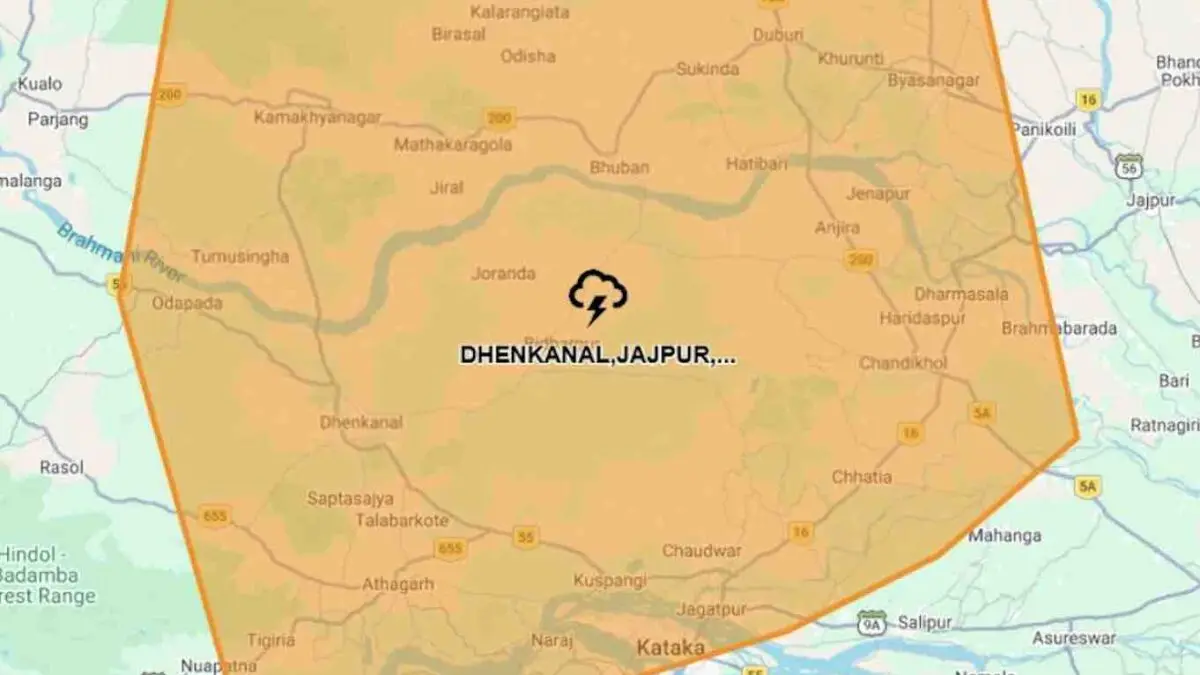 Rain, Thunder To Lash Kataka & 2 Other Odisha Dists By 3PM Today