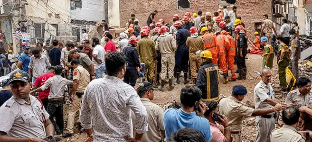 Delhi Hostel Collapse: Basement Activity And Rainwater Accumulation Under Investigation