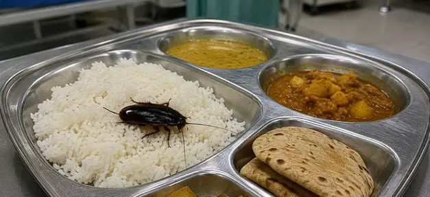Cockroach In Patient’s Meal Triggers FDA Raid, Shuts Thane Hospital Canteen