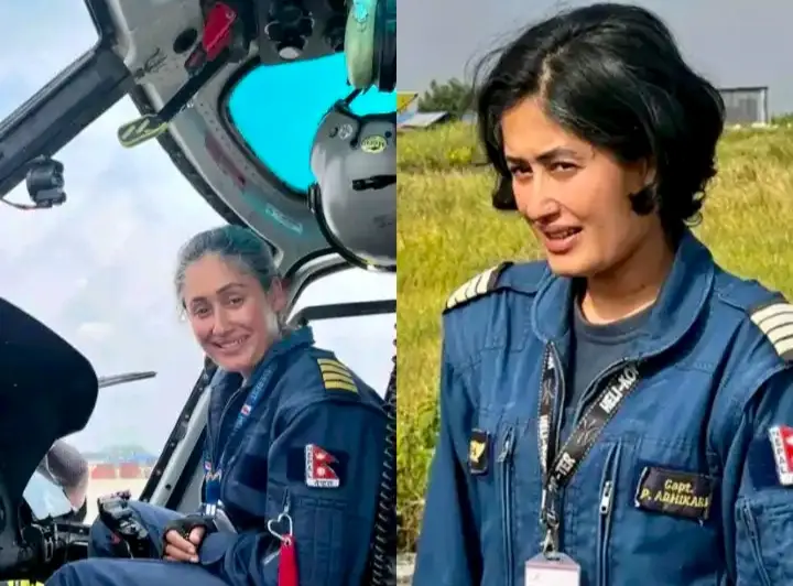 “Trained For This”; Tired And Distressed, Yet Nepal’s First Woman Helicopter Captain Pushes On