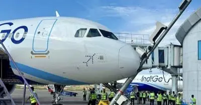 IndiGo Flight Rams Into Pole After Landing At Srinagar