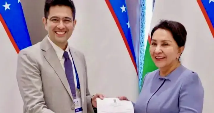 MP Raghav Chadha Highlights UPI-UZOR Tie-Up In Uzbekistan