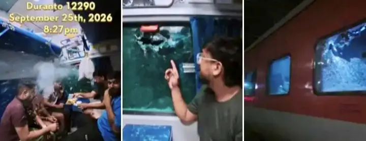 Scary Dinner For Passengers after Stone Pelters Target Nagpur-Mumbai Duronto Express