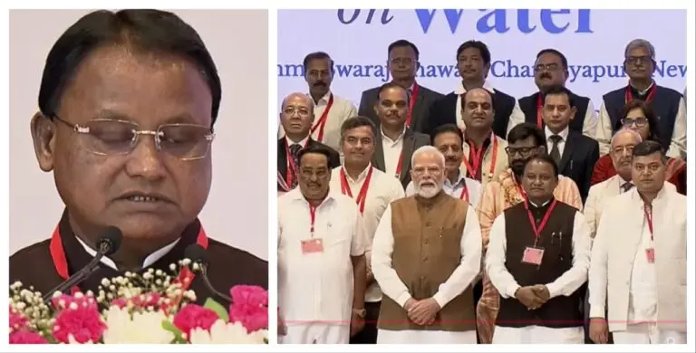 CM Majhi Highlights Odisha’s Rs 54,000 Cr Water & Irrigation Infra Push at Jal Shakti Summit
