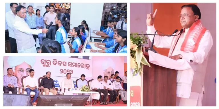 Shun Social Media, Focus On Studies & Career: Odisha CM Majhi’s Tells Students On Teachers’ Day